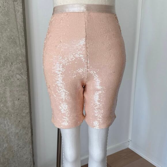L’academie pink sequin shorts SZ XS - Picture 1 of 5